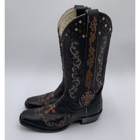 Ariat Shoes - Ariat Gypsy Soule Cowgirl Boots Womens Brown Leather‎ Guilded Gypsy Size 8 B